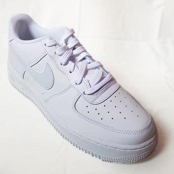 Chaussures Femme Baskets basses Nike Nike Air Force 1 White Aura GS - CT3839-106 - Taille : 40 FR Blanc