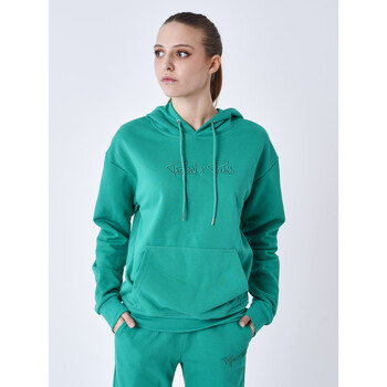 Vêtements Femme Sweats Gilets / Cardigans Hoodie 222138-2 Vert