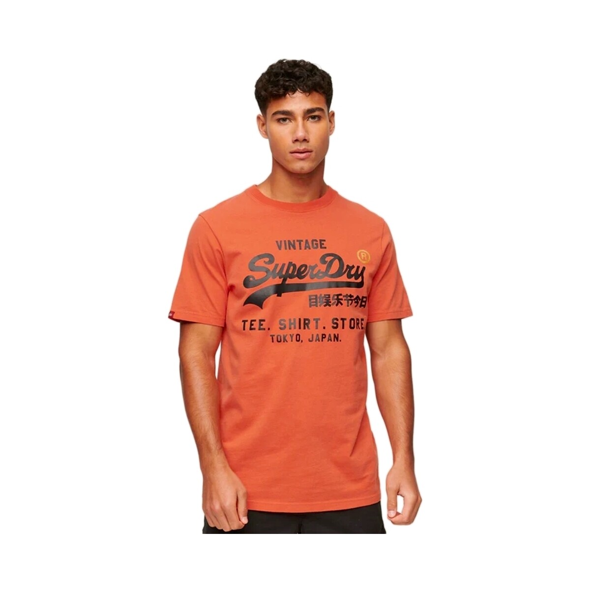 Vêtements Homme T-shirts manches courtes Superdry Vintage Logo Store Orange