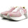 Chaussures Femme Bottes Liu Jo Dreamy 02 Sneaker Donna White Pink BA4081PX485 Rose