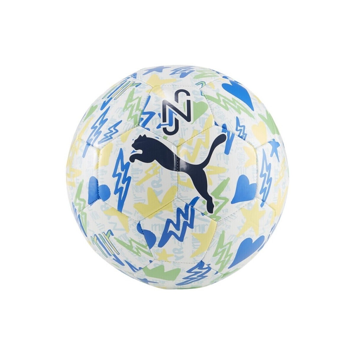 Accessoires Homme Ballons de sport Puma BALLON DE FOOTBALL NJR GRAPHIC -  WHITE-MULTICOLOR - 5 Multicolore