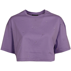Vêtements Femme T-shirts manches courtes Dondup s989jf0271dhi8-522 Violet
