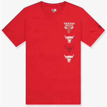 Vêtements T-shirts manches courtes New-Era T-Shirt NBA Chicago Bulls New Multicolore
