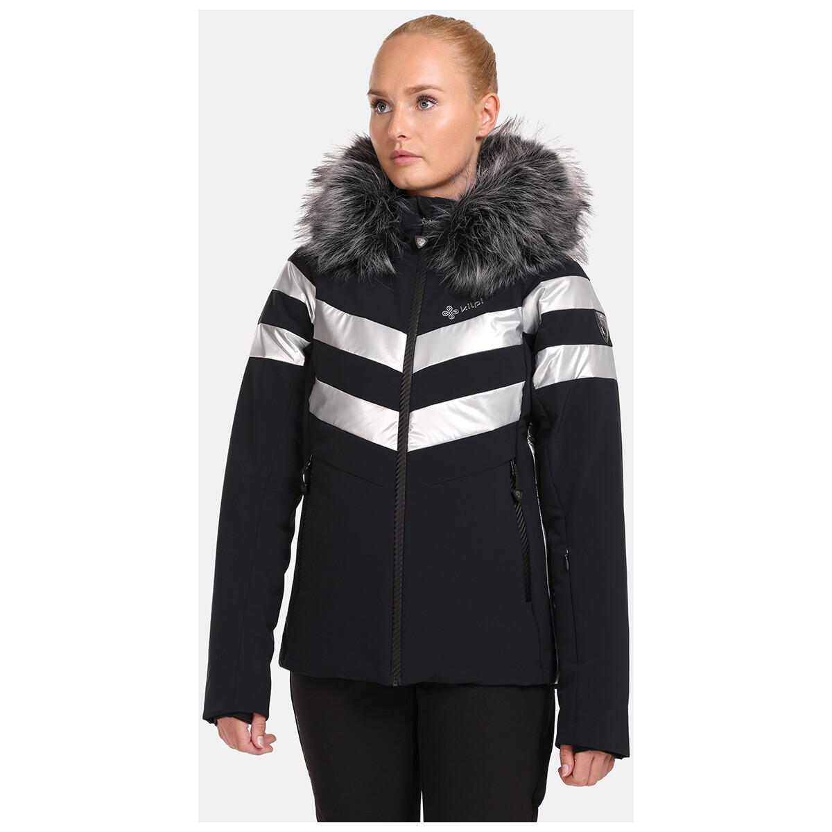 Vêtements Vestes Kilpi Veste de ski de luxe pour femme  LTD ASTER-W Noir