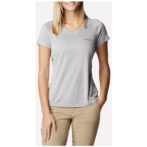Vêtements T-shirts & Polos Columbia T-Shirt Femme Zero Rules - Grey Gris