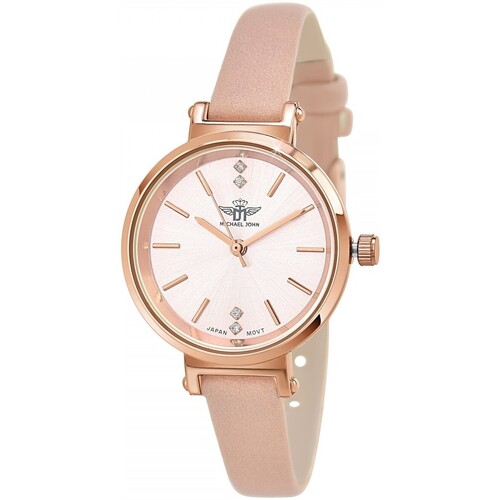 Sun & Shadow Femme Montres Analogiques Sc Crystal MF652-ROSE Rose