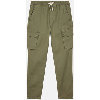 Vêtements Homme Pantalons Oxbow Pantalon cargo uni stretch RYNGO Vert