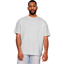 Tom Tailor Granatowy T-shirt o pudełkowym kroju z długim rękawem i wzorem w paski