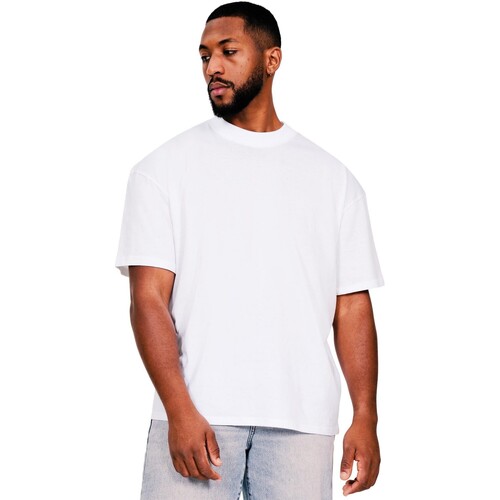 Vêtements Homme T-shirts manches longues Casual Classics AB599 Blanc