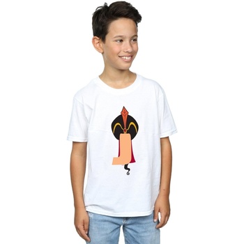 Vêtements Garçon T-shirts manches courtes Disney Alphabet J Is For Jafar Blanc