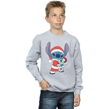 Vêtements Garçon Sweats Disney Lilo And Stitch Stitch Christmas Gris