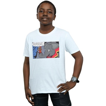 Vêtements Garçon T-shirts manches courtes Disney Dumbo Rich And Famous Blanc