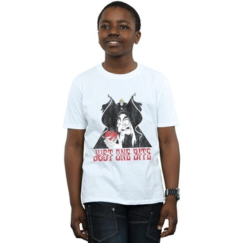 Vêtements Garçon T-shirts manches courtes Disney Snow White Just One Bite Blanc