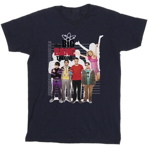Vêtements Homme T-shirts manches longues The Big Bang Theory IQ Group Bleu