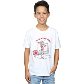 Vêtements Garçon T-shirts manches courtes Disney 101 Dalmatians TV Blanc
