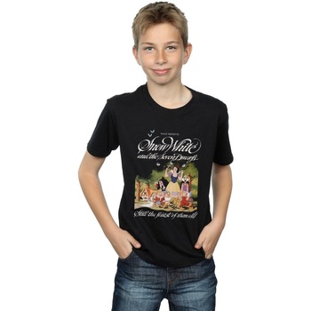 Vêtements Garçon T-shirts manches courtes Disney Snow White And The Seven Dwarfs Noir