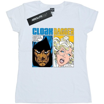 Vêtements Femme T-shirts manches longues Marvel Cloak And Dagger Comic Panels Blanc