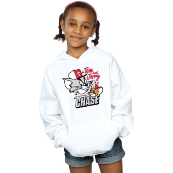 Vêtements Fille Sweats Dessins Animés Cat & Mouse Chase Blanc
