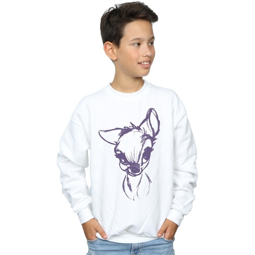 Vêtements Garçon Sweats Disney Bambi Mood Blanc