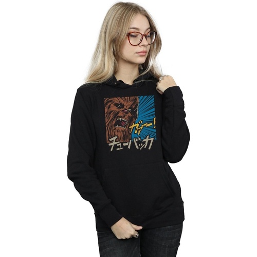 Vêtements Femme Sweats Disney Chewbacca Roar Pop Art Noir