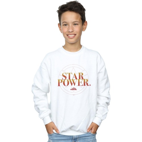 Vêtements Garçon Sweats Marvel Captain  Star Power Blanc