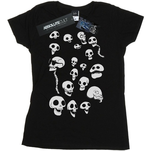 Vêtements Femme T-shirts manches longues Corpse Bride Afterlife Skulls Noir