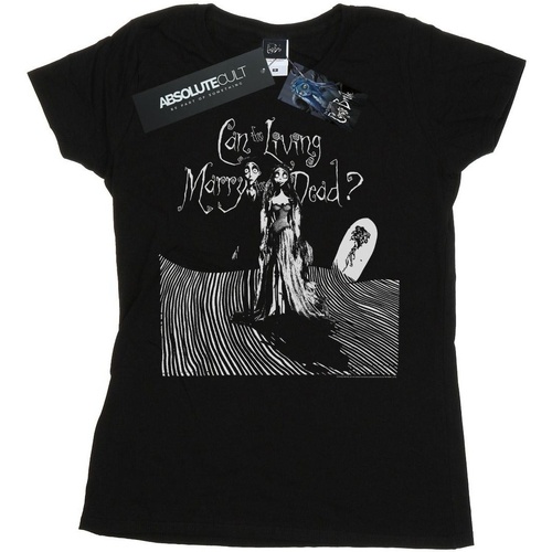 Vêtements Femme T-shirts manches longues Corpse Bride Marry The Dead Noir