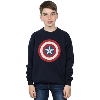 Vêtements Garçon Sweats Marvel Captain America Civil War Shield Bleu