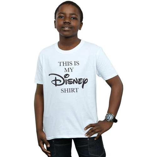 Vêtements Garçon T-shirts manches courtes Disney My T-shirt Blanc