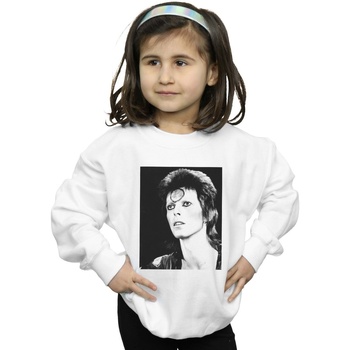 Vêtements Fille Sweats David Bowie Ziggy Looking Blanc