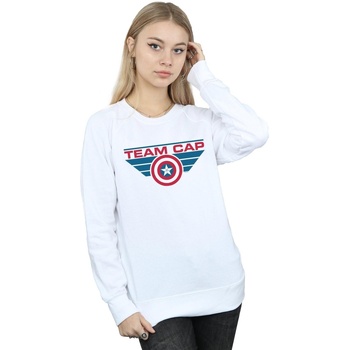 Vêtements Femme Sweats Marvel Captain America Civil War Team Cap Blanc