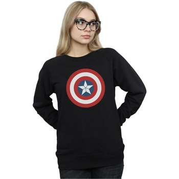 Vêtements Femme Sweats Marvel Captain America Civil War Shield Noir