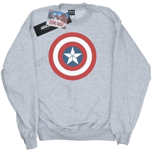 Vêtements Femme Sweats Marvel Captain America Civil War Shield Gris