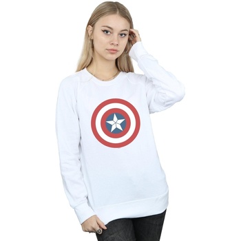 Vêtements Femme Sweats Marvel Captain America Civil War Shield Blanc