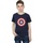 Vêtements Garçon T-shirts manches courtes Marvel Captain America Civil War Shield Bleu