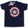 Vêtements Garçon T-shirts manches courtes Marvel Captain America Civil War Distressed Shield Bleu