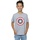 Vêtements Garçon T-shirts manches courtes Marvel Captain America Civil War Distressed Shield Gris