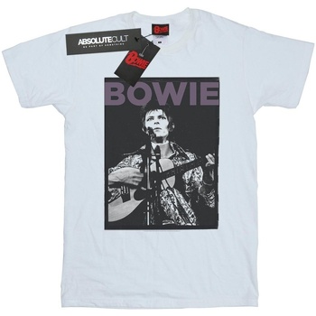 Vêtements Garçon Taies doreillers / traversins David Bowie Rock Poster Blanc