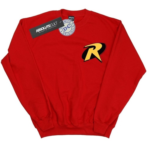 Vêtements Garçon Sweats Dc Comics Batman Robin Logo Rouge