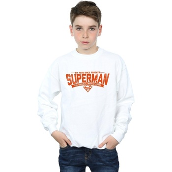 Vêtements Garçon Sweats Dc Comics Superman My Hero Blanc