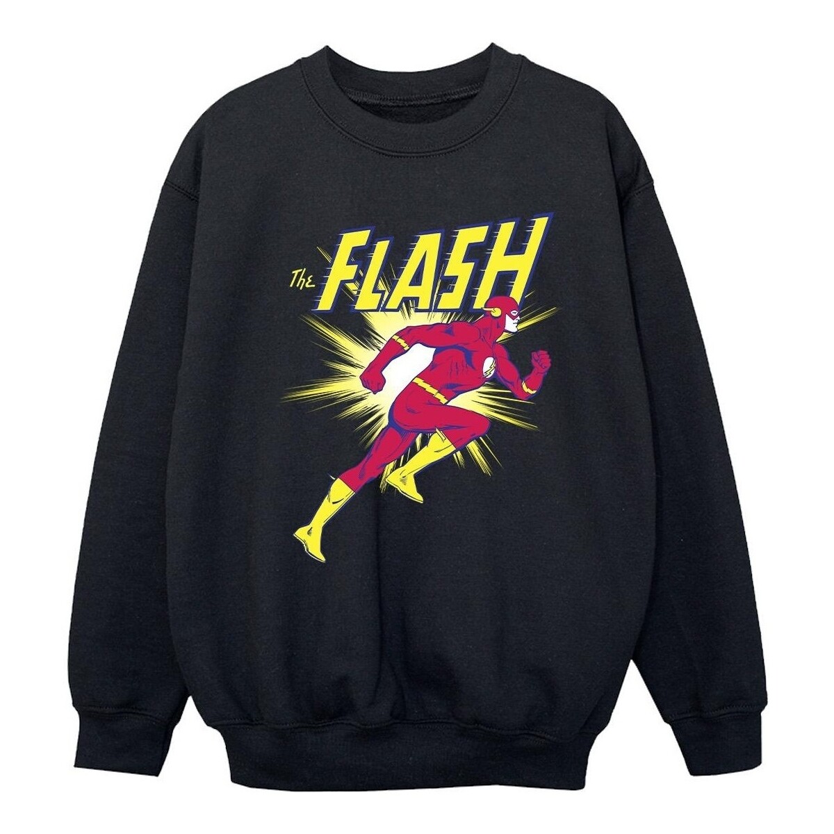 Vêtements Fille Sweats Dc Comics The Flash Running Noir