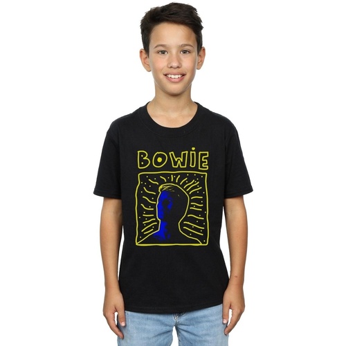Vêtements Garçon T-shirts & Polos David Bowie 90s Frame Noir