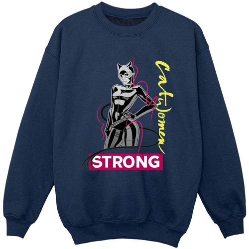 Vêtements Garçon Sweats Dc Comics Batman Catwoman Strong Bleu