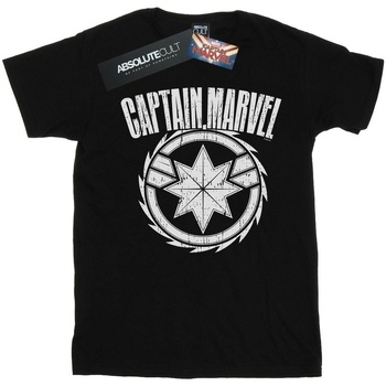 Vêtements Fille T-shirts manches longues Marvel Captain  Blade Emblem Noir