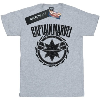 Vêtements Fille T-shirts manches longues Marvel Captain  Blade Emblem Gris