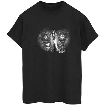 Vêtements Femme T-shirts manches longues Corpse Bride Emily Butterfly Noir