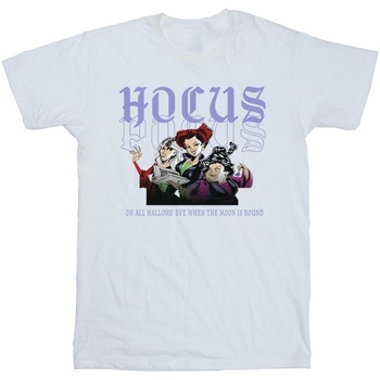 Vêtements Garçon T-shirts manches courtes Disney Hocus Pocus Hallows Eve Blanc