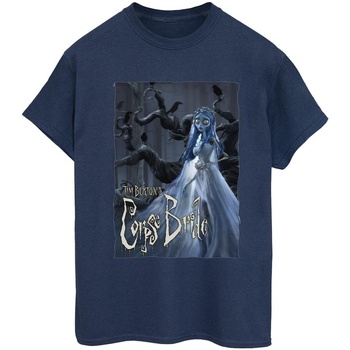 Vêtements Femme T-shirts manches longues Corpse Bride Wedding Gown Poster Bleu
