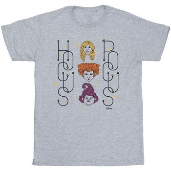 Vêtements Garçon T-shirts manches courtes Disney Hocus Pocus Faces Gris