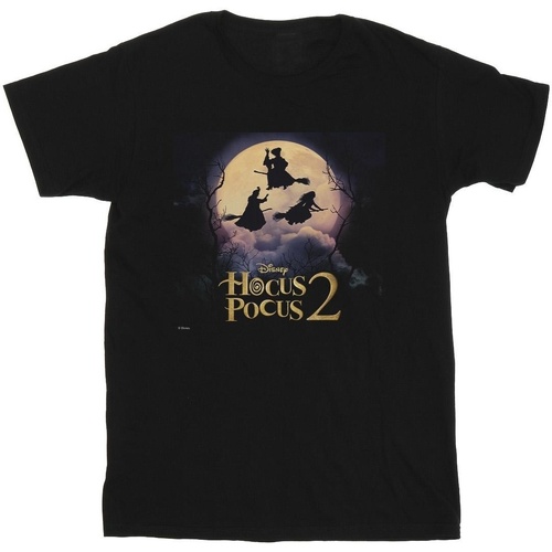 Vêtements Garçon T-shirts manches courtes Disney Hocus Pocus Witches Flying Noir